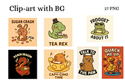Cute & Funny Animals 40 PNG Clipart, an Animal Illustration by Smillyy Threads (Thumbnail 6 of 8)
