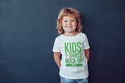 Kids T-Shirt Mock-Up Vol 2, a Shirt Mockup by Freeman Studio (Thumbnail 3 of 11)