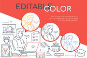 Education Line Illustrations Bundle, an iPhone Mockup by Boyko Pictures (Thumbnail 5 of 12)
