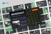 Monthly Report Keynote Template, a Presentation Template by fluffstudio (Thumbnail 1 of 4)
