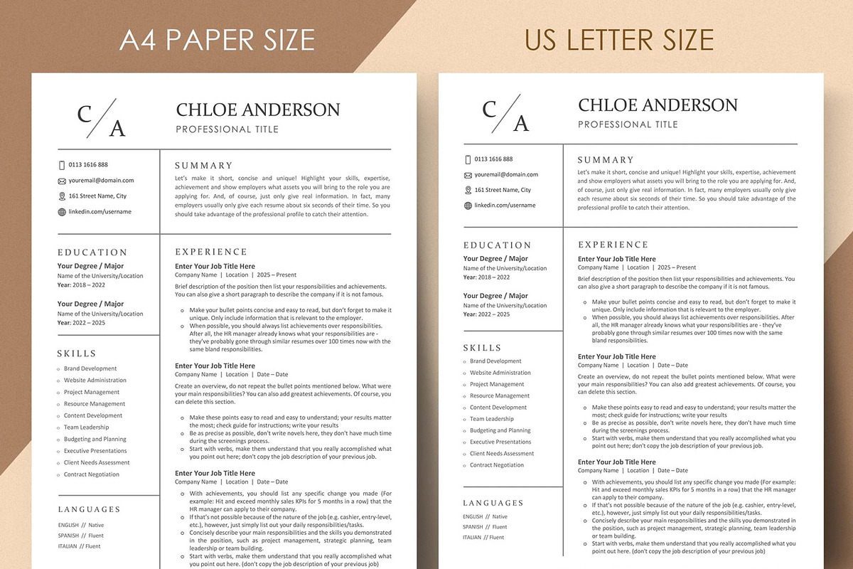 Resume Template Word, Google Resume, a Resume Template by resumetemplathttps://d3es (Photo 7 of 9)