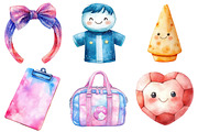 Watercolor Cute Soccer Clipart, an Illustration by Daily.Designs (Thumbnail 3 of 5)