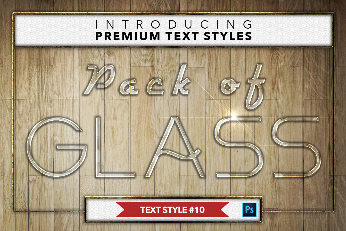 Glass #1 - 16 Text Styles, a Layer Style Add-On by Jonas Stensgaard (Photo 11 of 19)