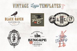 32 Vintage Logo Templates (Vol. 3)