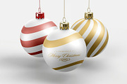 Christmas Ball Mockup, a Mockup by zippypixelstudio (Thumbnail 1 of 2)