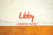 Libby Font - A Handwriting Font Duo, a Script Font by ulndsgn (Thumbnail 1 of 8)