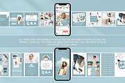 Blue Instagram Templates Bundle, a Social Media Template by SunshineStudioBoutique (Thumbnail 10 of 10)