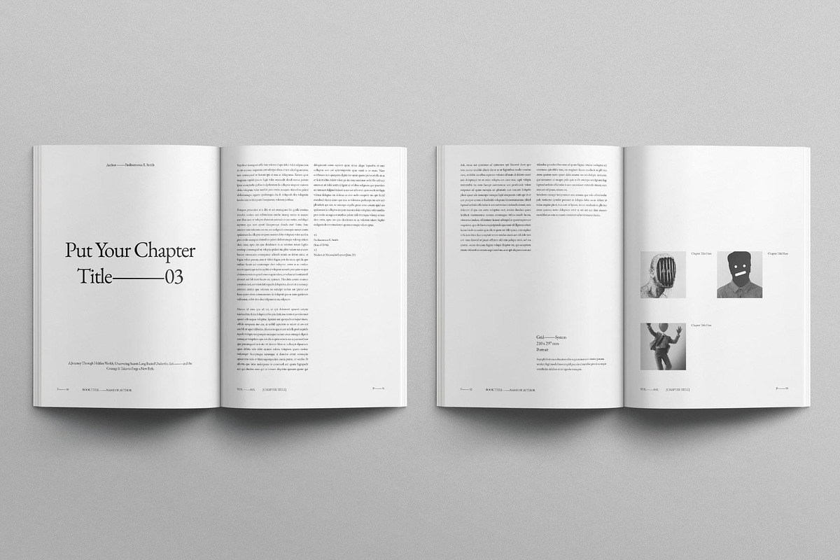 Book Title Layout Design Template, a Brochure Template by DesignCrest (Photo 8 of 18)