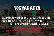 Yogyakarta Indonesia, a Blackletter Font by Yoga Letter (Thumbnail 6 of 8)