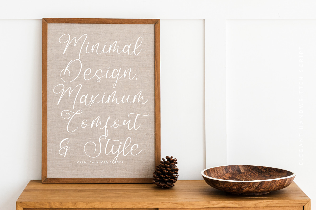 Amorfa Brimos, a Script Font by Integritype Studio (Photo 7 of 15)