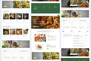Restaurant & Food Service Website, a Landing Page Template by Font Kingdom (Thumbnail 4 of 5)