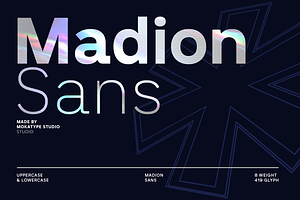 Madion Sans -Modern Formal Sans