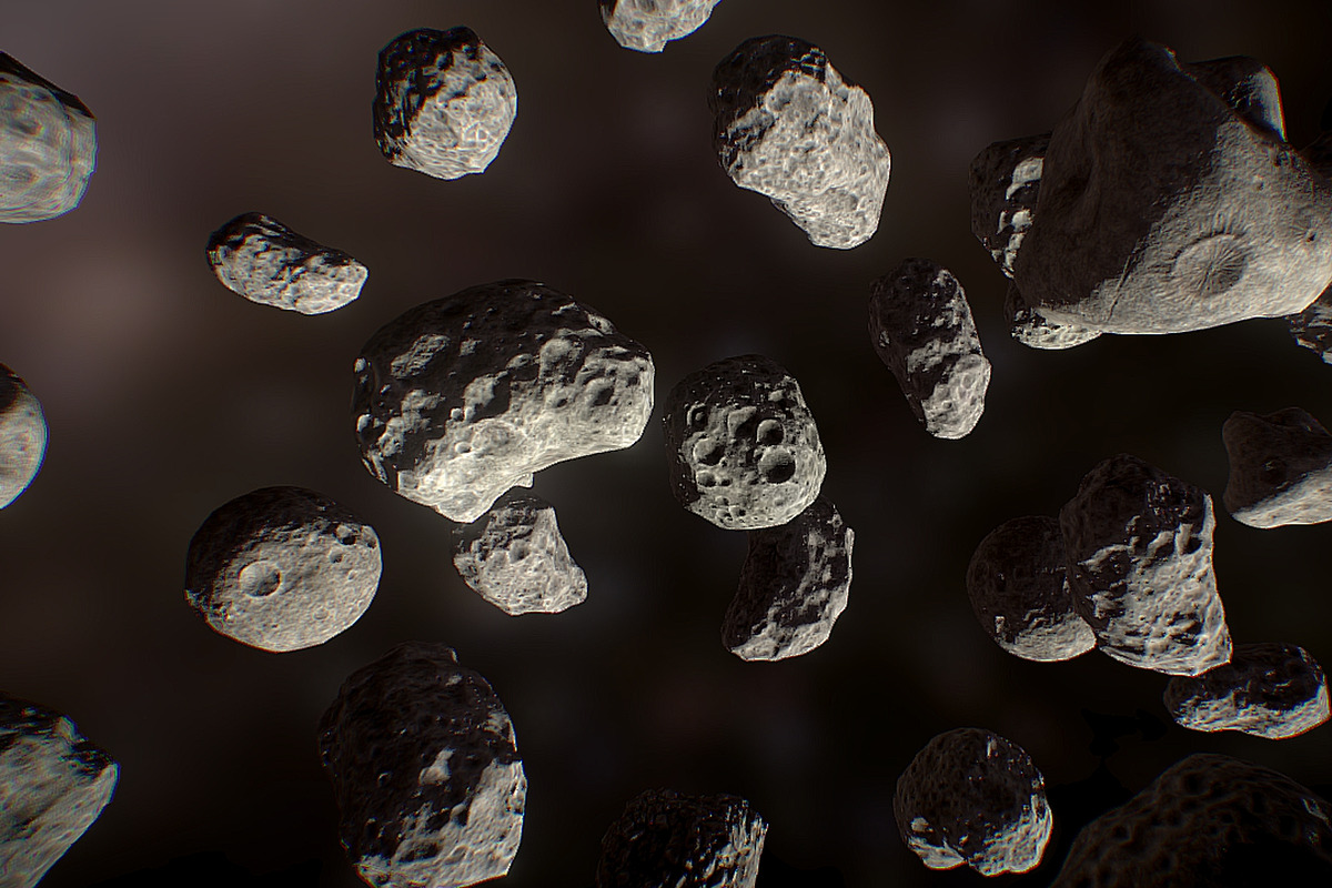Asteroids, an Environmental 3D Model by Gargore (Photo 1 of 3)