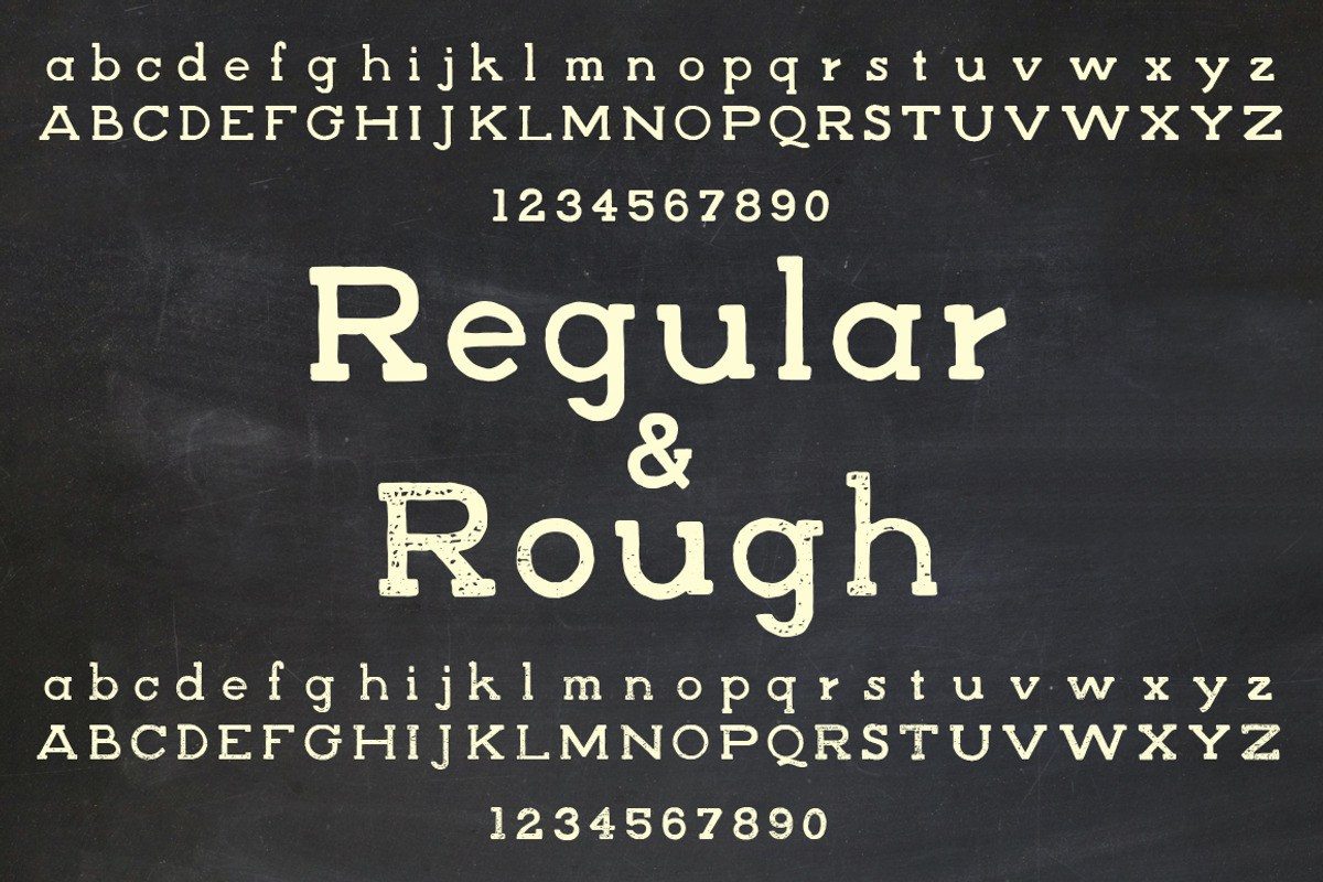 Schoolmarm Typeface preview 2
