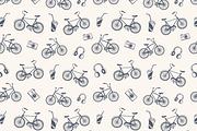 Bicycles & Promenade Vector Drawings, a Decorative Illustration by Adiemus (Thumbnail 5 of 10)