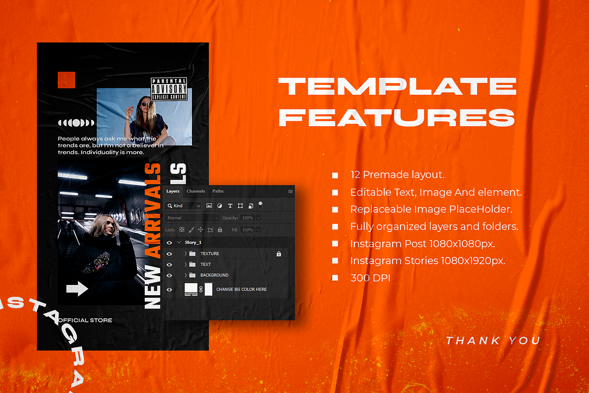 Nuclea - Instagram Stories & Post, a Social Media Template by MYDesign (Photo 4 of 5)