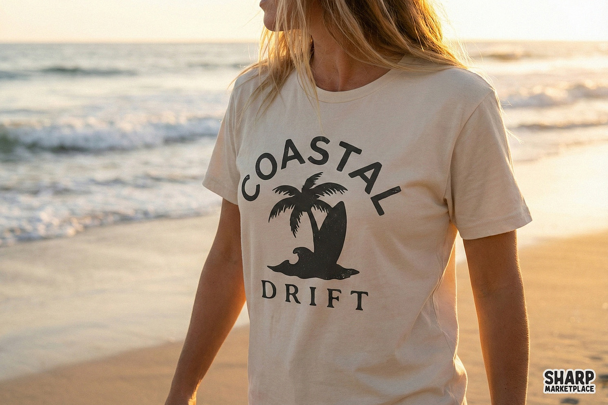 Coastal Drift PNG, Surfing Palm, an Illustration by SharpMarketplace (Photo 2 of 4)