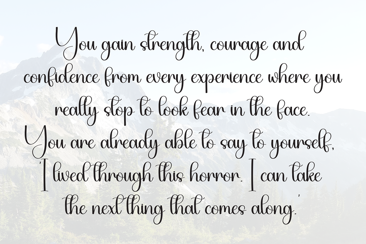 Justify | Script Font, a Handwritten Font by Scratchones (Photo 6 of 9)