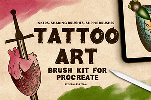 TATTOO ART BRUSH KIT FOR PROCREATE