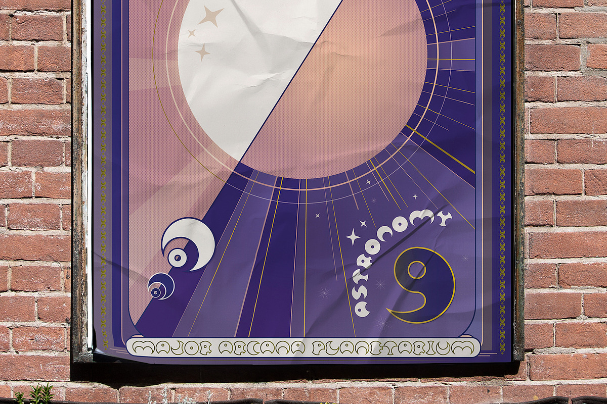 Retro Cyber Lunar Font Moon Typeface, a Symbol Font by InkCloudDesign (Photo 10 of 11)