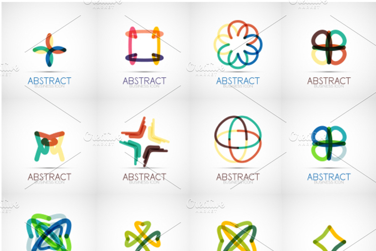 Line vector logos, a Graphic by antishock