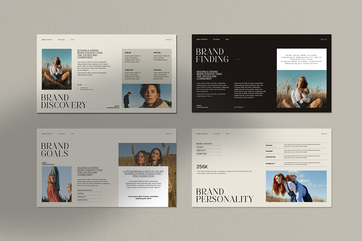 Brand Strategy PowerPoint Template, a Presentation Template by Dream-Lab (Photo 5 of 9)
