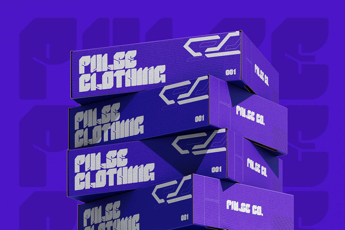 Pulse - Y2K Display Font, a Sans Serif Font by Inviline.co (Photo 4 of 8)