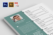 Resume Template, a Resume Template by Themefisher (Thumbnail 1 of 4)