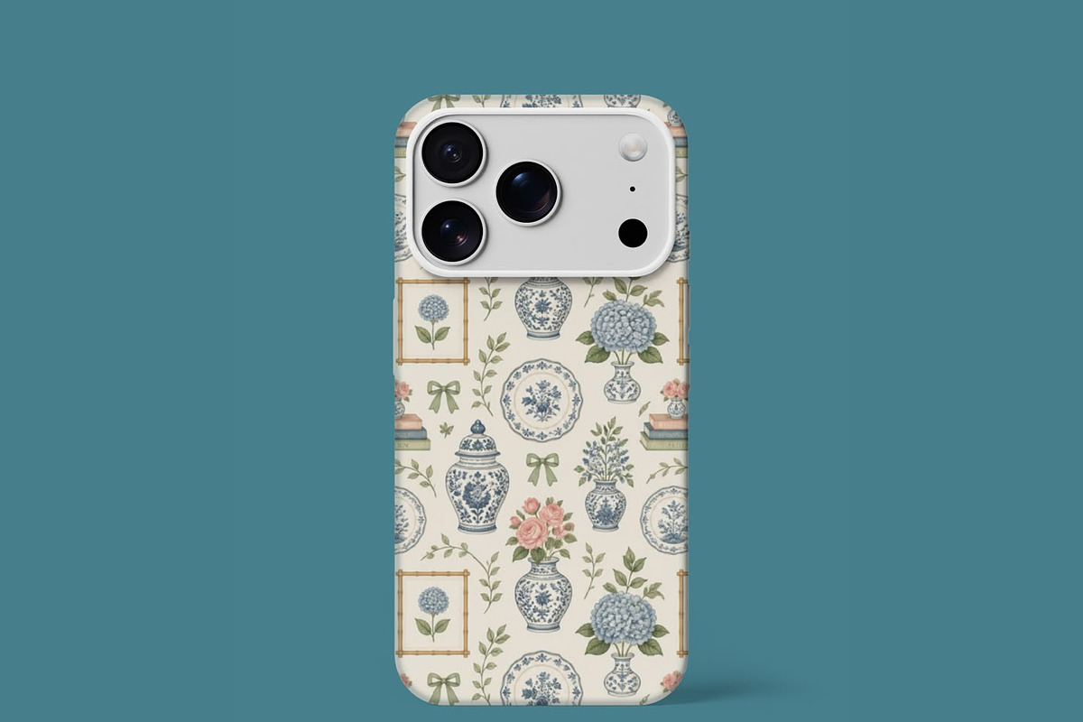 Chinoiserie Seamless Pattern, a Pattern Graphic by elif (Photo 3 of 9)