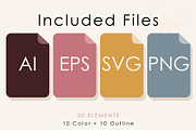 Quirky Bows Vector Set, an Object Illustration by OREHOVKA (Thumbnail 4 of 4)