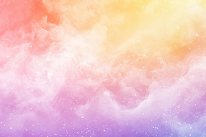 Soft pastel clouds in bright colors, a Photo by Beautiful things