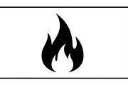Minimal Flame Fire Icon Bundle, an Icon by Artivon (Thumbnail 5 of 10)