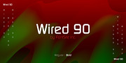 Wired 90, a Sans Serif Font by FontSite Inc. (Thumbnail 1 of 2)
