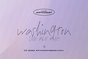 Washington Ink Pen Handwritten Font