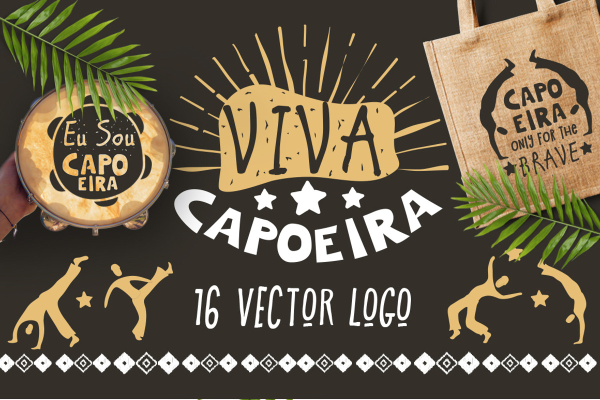 Capoeira Brazilian martial art logo, an Object Graphic by Kseniia Kuznetsova (Photo 1 of 6)
