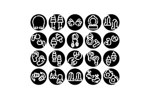Earplugs hearing protection glyph, a Healthcare Illustration by pikepicture