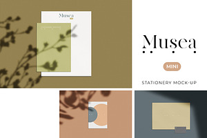 Musea Mini Stationery Mockup