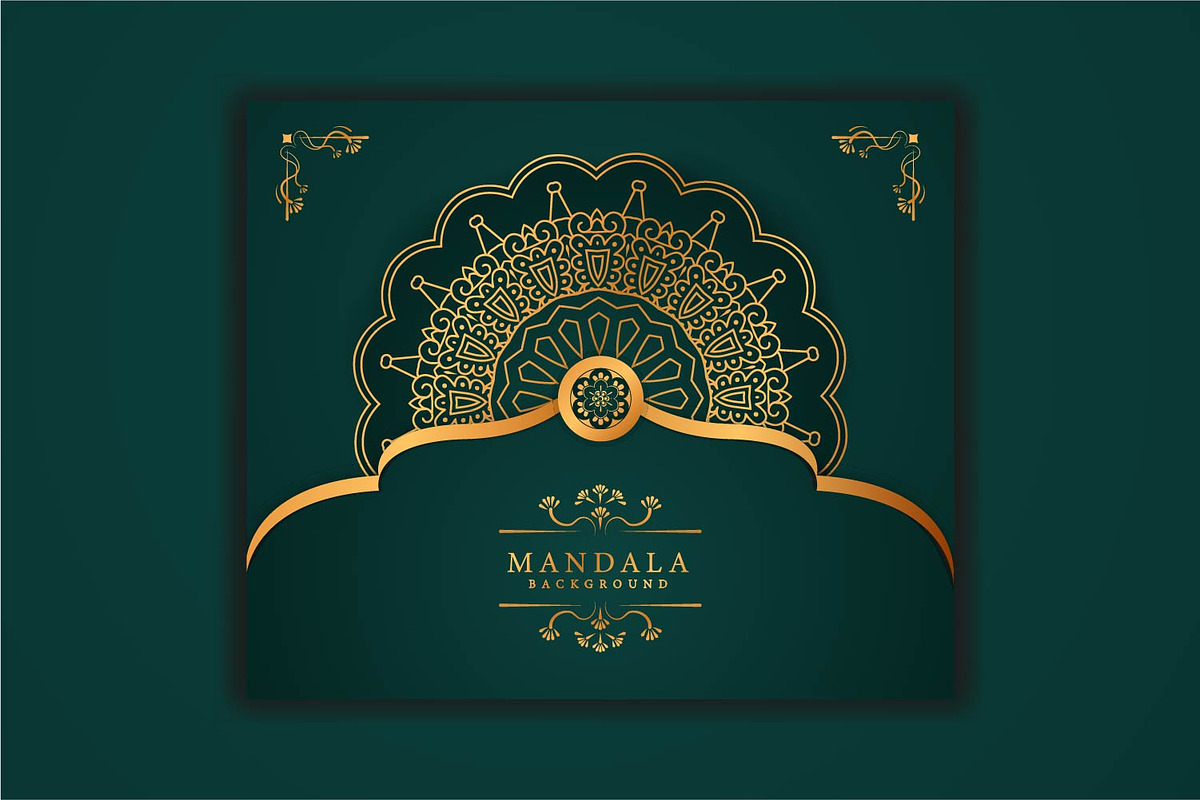 6 Luxury mandala background | SVG, a Decorative Illustration by vectorartificer (Photo 7 of 7)