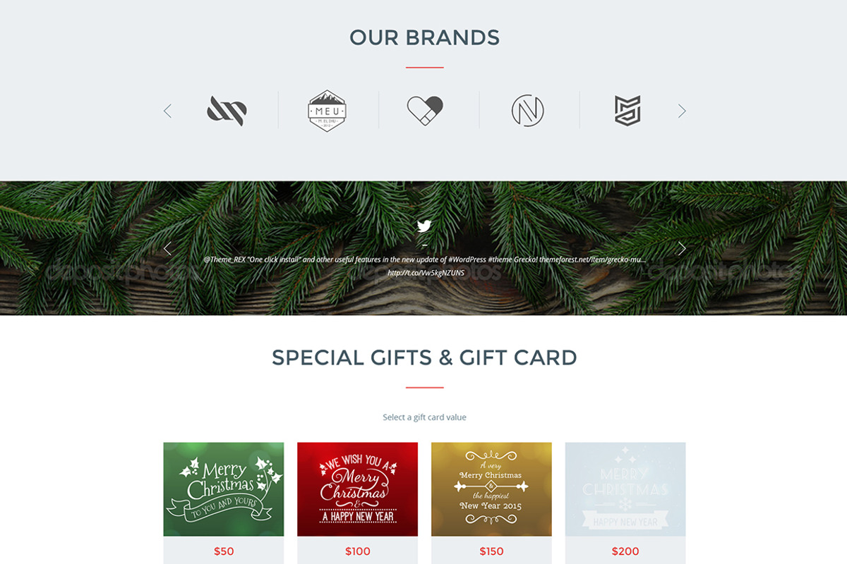 Winter Sale WordPress Theme, a WordPress Template by ThemeREX (Photo 4 of 5)