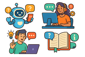 Interactive learning experiences, an Education Illustration by ZinetroN