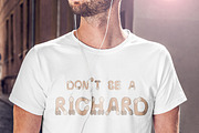 Don't be a Dick Vector Penis Letters, an Object Graphic by Watercolor_Vector Graphic (Thumbnail 3 of 5)