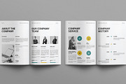 Company Profile Template, a Brochure Template by E-Type (Thumbnail 3 of 7)