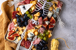 Cheese and meat appetizers, a Food & Drink Photo by Yulia Furman