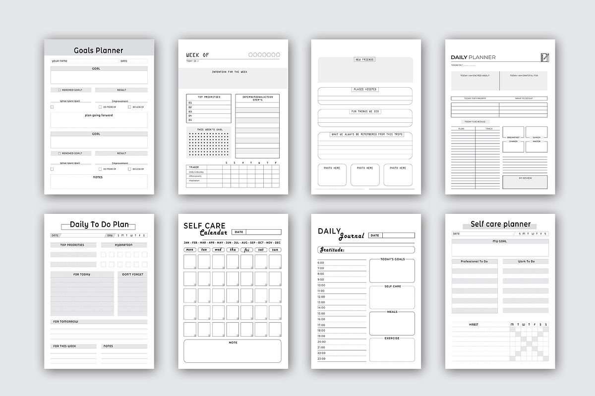 Ultimate Planner Bundle Pack 2024-29, a Stationery Template by obayes (Photo 12 of 14)
