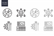 Viral Disease Vaccine, Medicine Icon, an Outline Icon by Nuburu (Thumbnail 3 of 3)