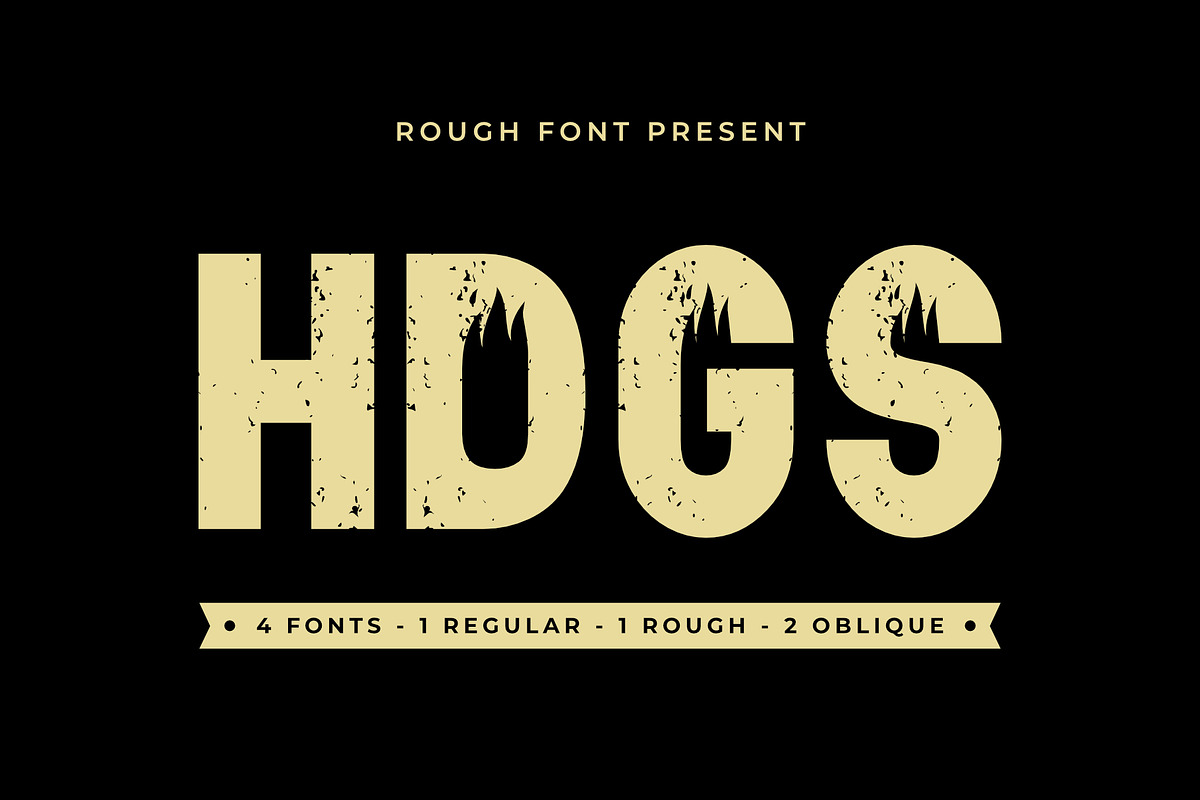 Sans Serif Fonts Bold Hotdogs, a Sans Serif Font by Andika Fez (Photo 1 of 4)