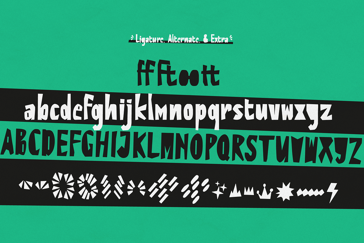 Cranky Scraps | Cutout Handwritten, a Handwritten Font by gracetype_studio (Photo 11 of 12)
