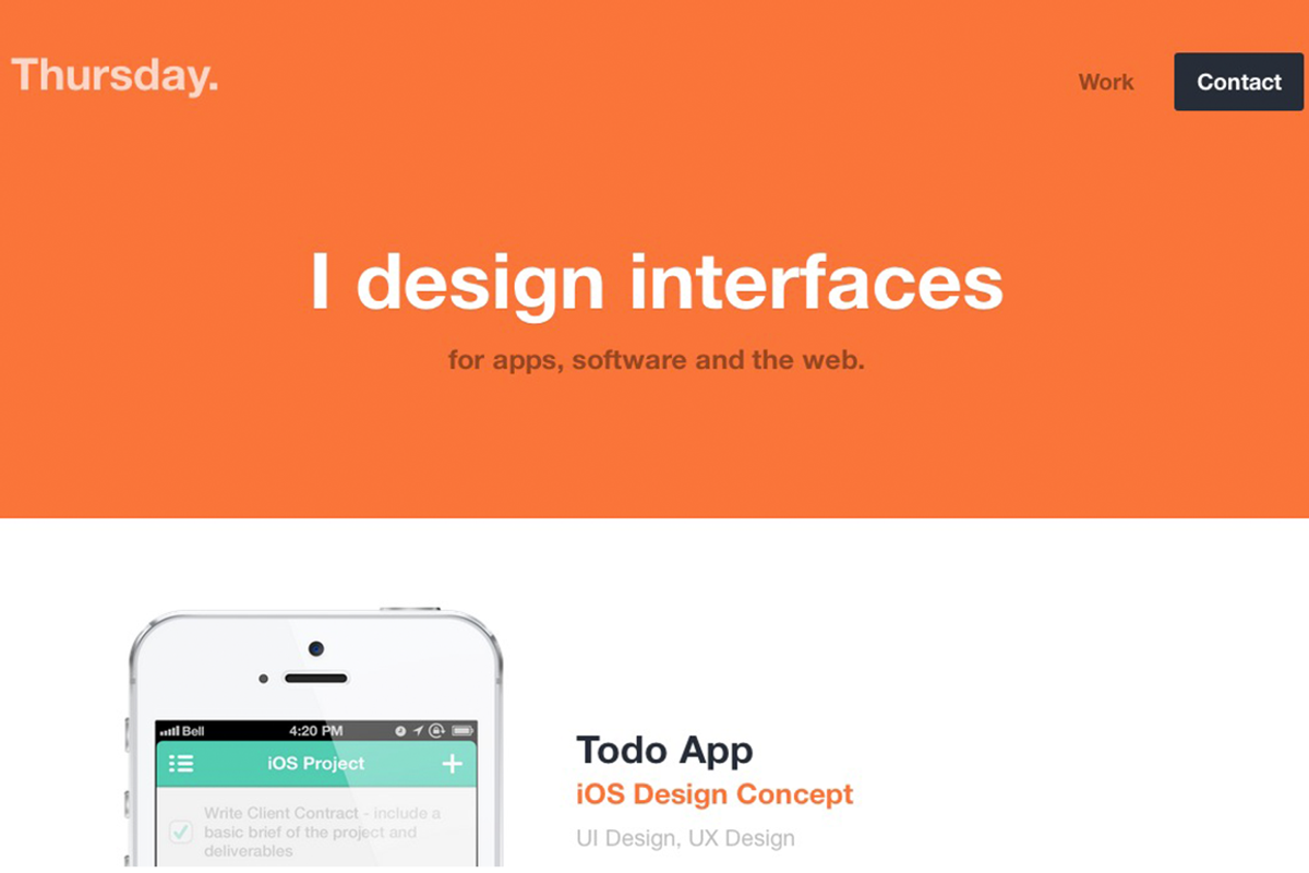Thursday Portfolio Theme - HTML/CSS, a Templates & Theme by alexvanderzon (Photo 2 of 2)