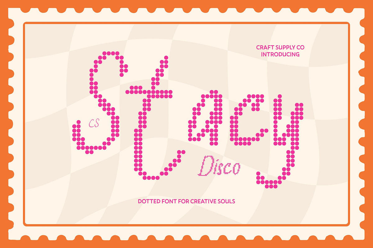 CS Stacy Disco, a Handwritten Font by Craft Supply Co. (Photo 1 of 8)