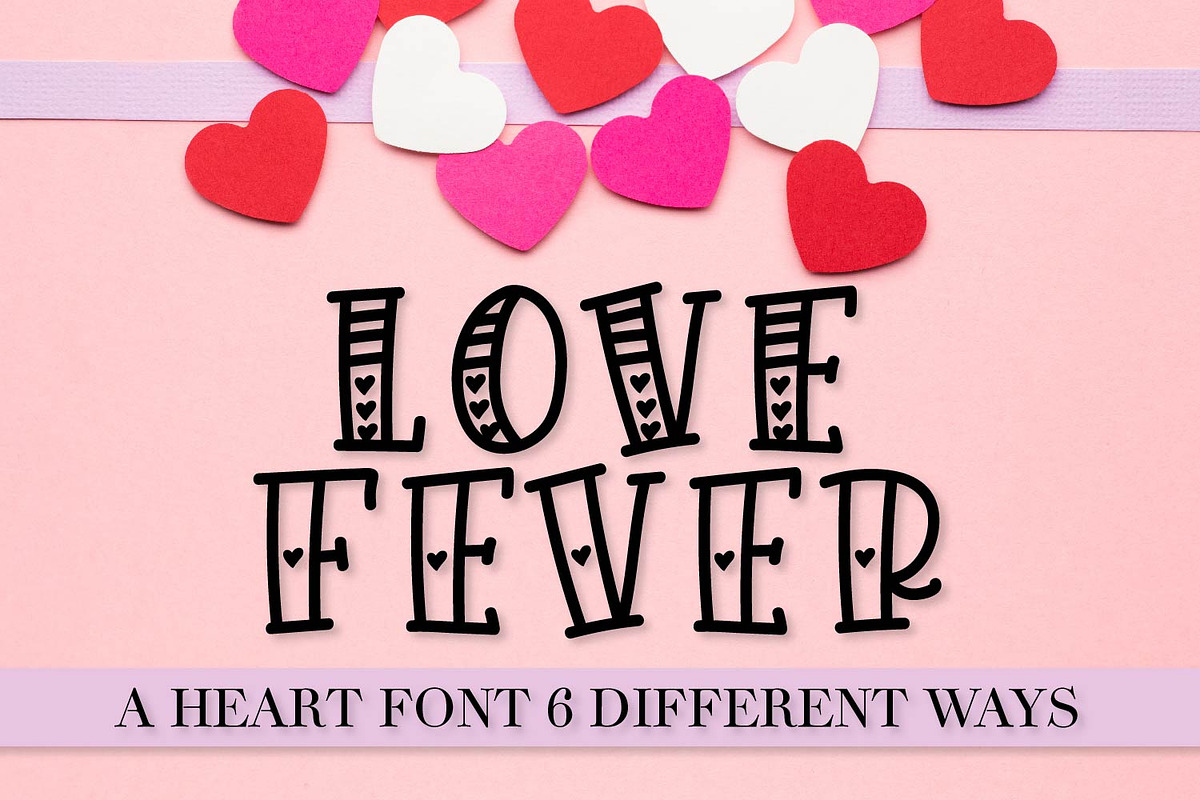 Love Fever - Hearty Font Trio